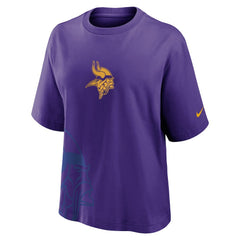Nike Minnesota Vikings Women's Boxy T-Shirt Purple