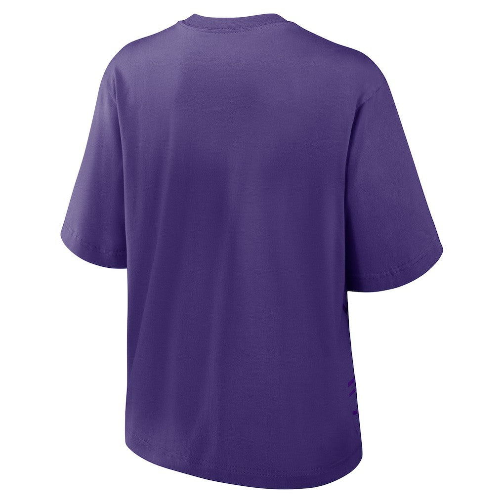 Nike Minnesota Vikings Women's Boxy T-Shirt Purple