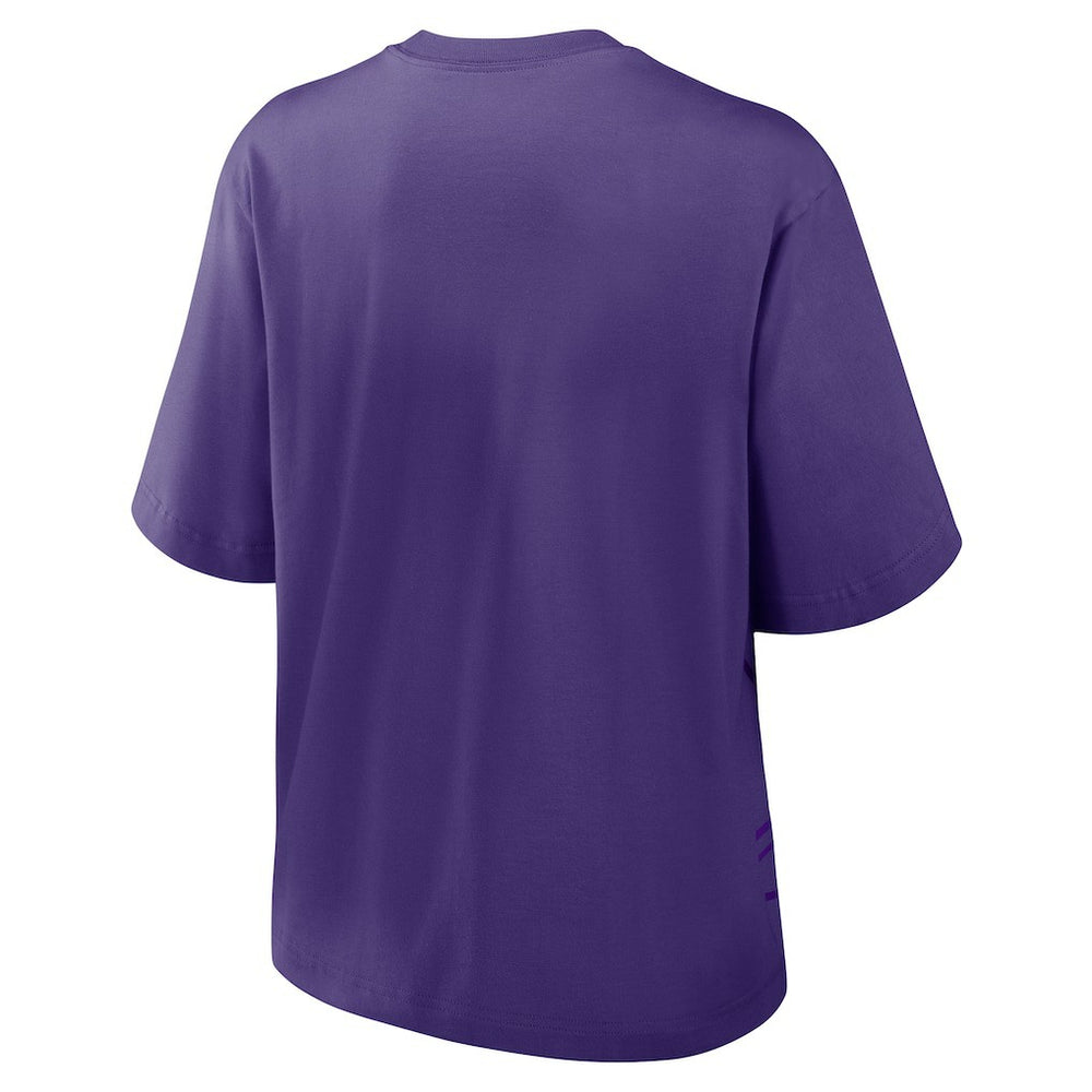 Nike Minnesota Vikings Women's Boxy T-Shirt Purple