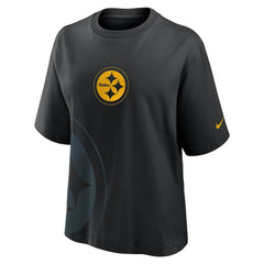 Nike Pittsburgh Steelers Women's Boxy T-Shirt Black