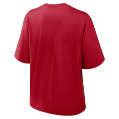 Nike San Francisco 49ers Women's Boxy T-Shirt Scarlet