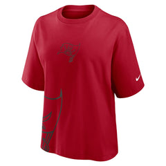 Nike Tampa Bay Buccaneers Women's Boxy T-Shirt Red