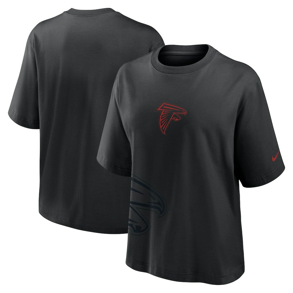 Nike Atlanta Falcons Women's Boxy T-Shirt Black