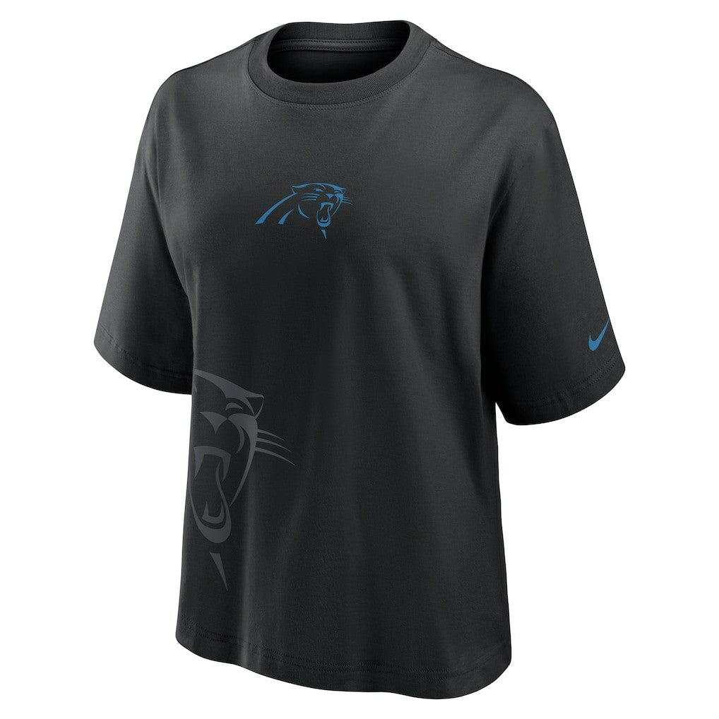Nike Carolina Panthers Women's Boxy T-Shirt Black