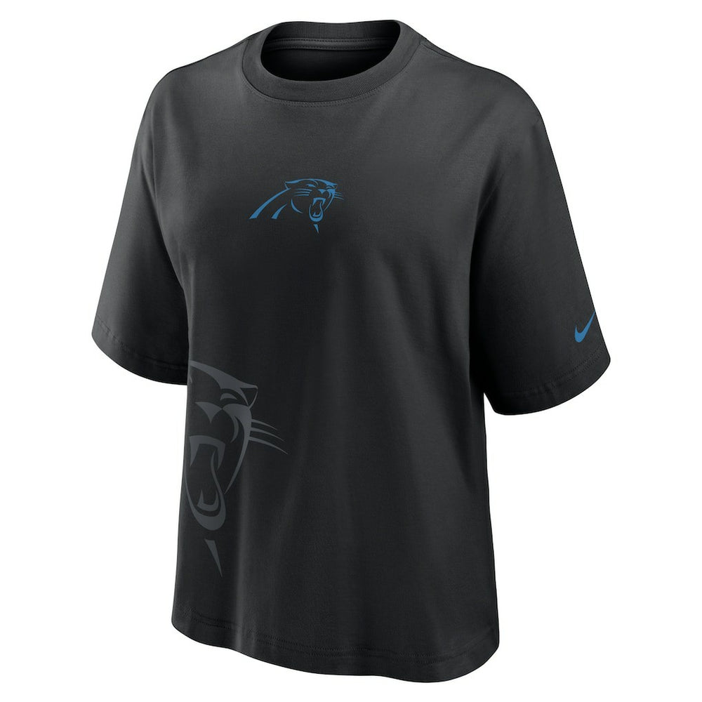 Nike Carolina Panthers Women's Boxy T-Shirt Black