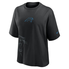 Nike Carolina Panthers Women's Boxy T-Shirt Black