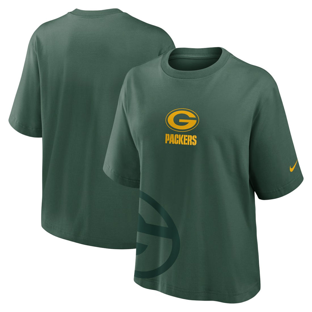 Nike Green Bay Packers Women's Boxy T-Shirt Green