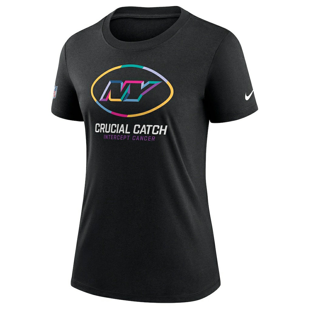 Nike New York Jets Women's 2024 NFL Crucial Catch Tri-Blend T-Shirt Black