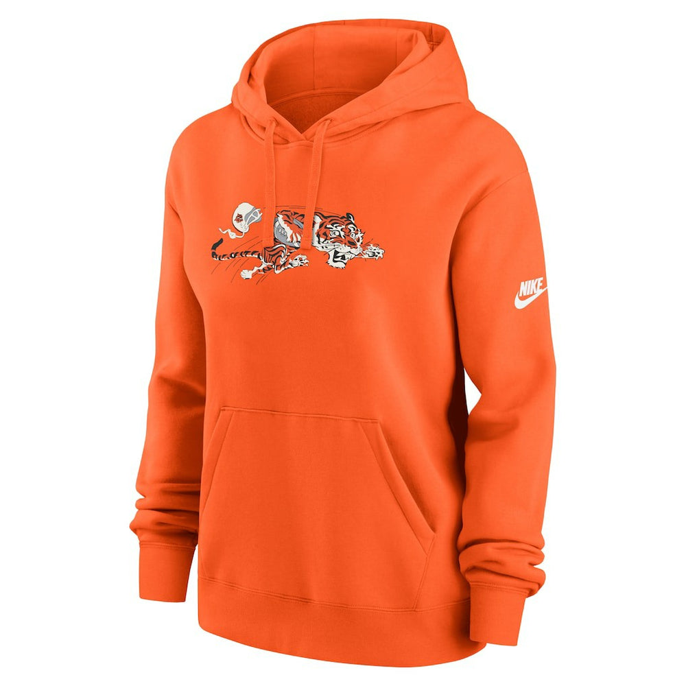 Nike Cincinnati Bengals Women's Club Fleece Hoodie Orange
