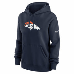 Nike Denver Broncos Women's Club Fleece Hoodie Navy