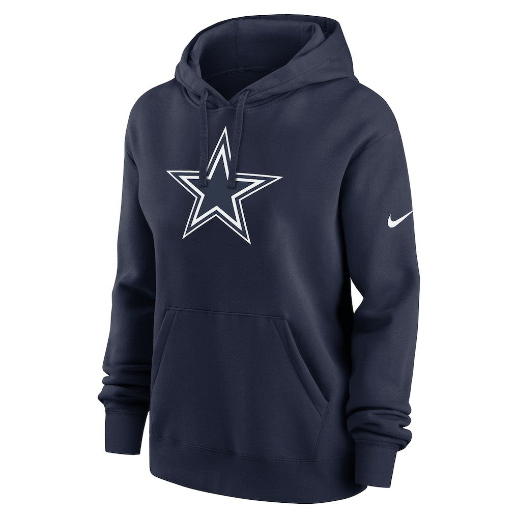 Nike Dallas Cowboys Women's Club Fleece Hoodie Navy