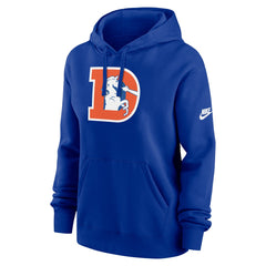 Nike Denver Broncos Women's Club Fleece Hoodie Royal