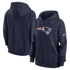 Nike New England Patriots Women's Club Fleece Hoodie Navy