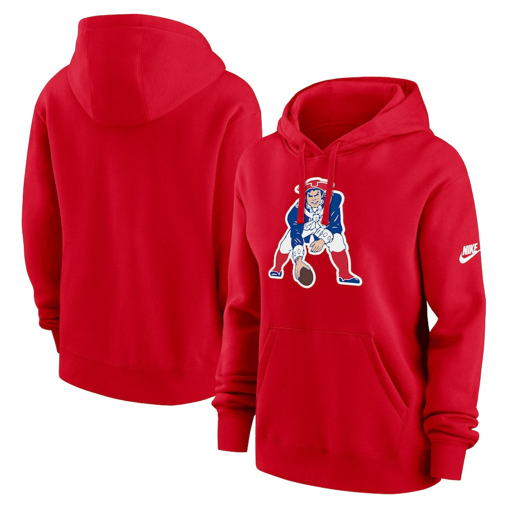 Nike New England Patriots Women's Club Fleece Hoodie Red