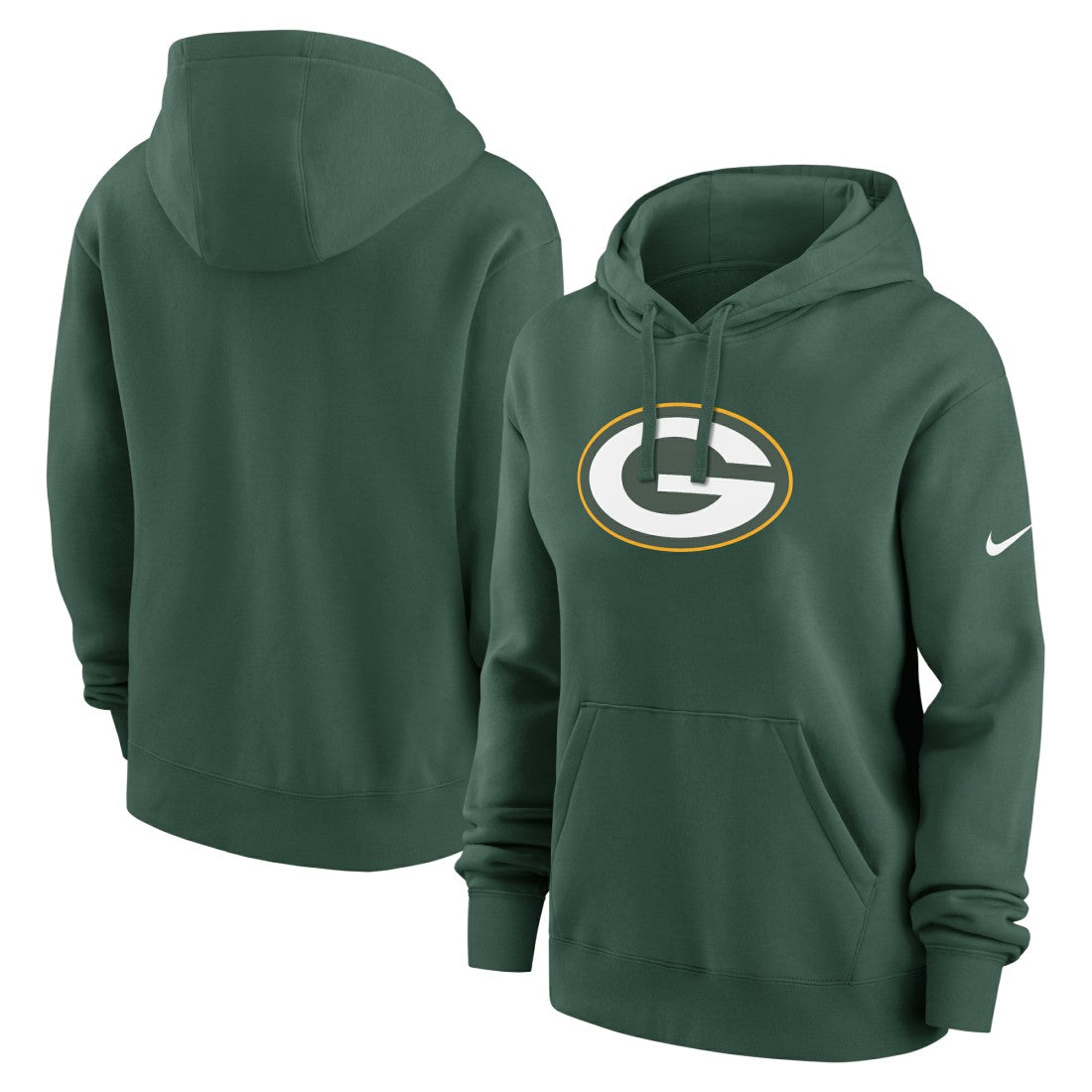 Nike Green Bay Packers Women's Club Fleece Hoodie Green