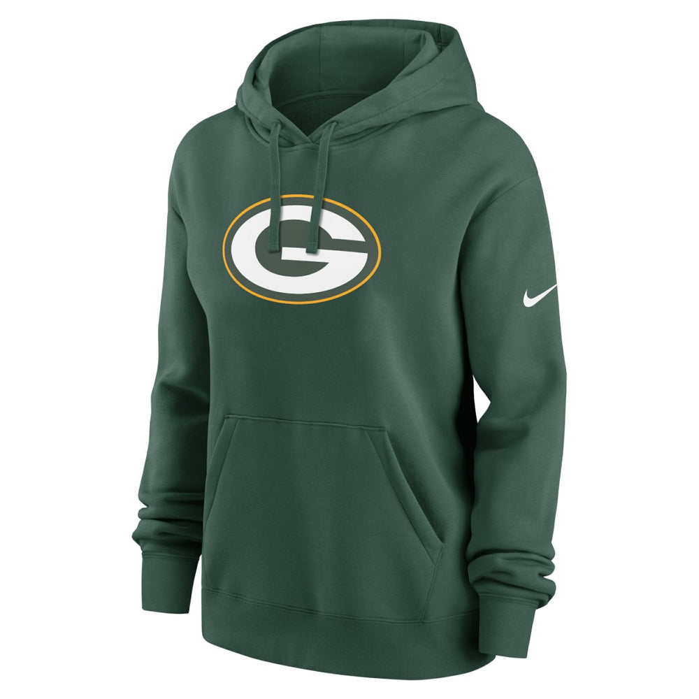 Nike Green Bay Packers Women's Club Fleece Hoodie Green