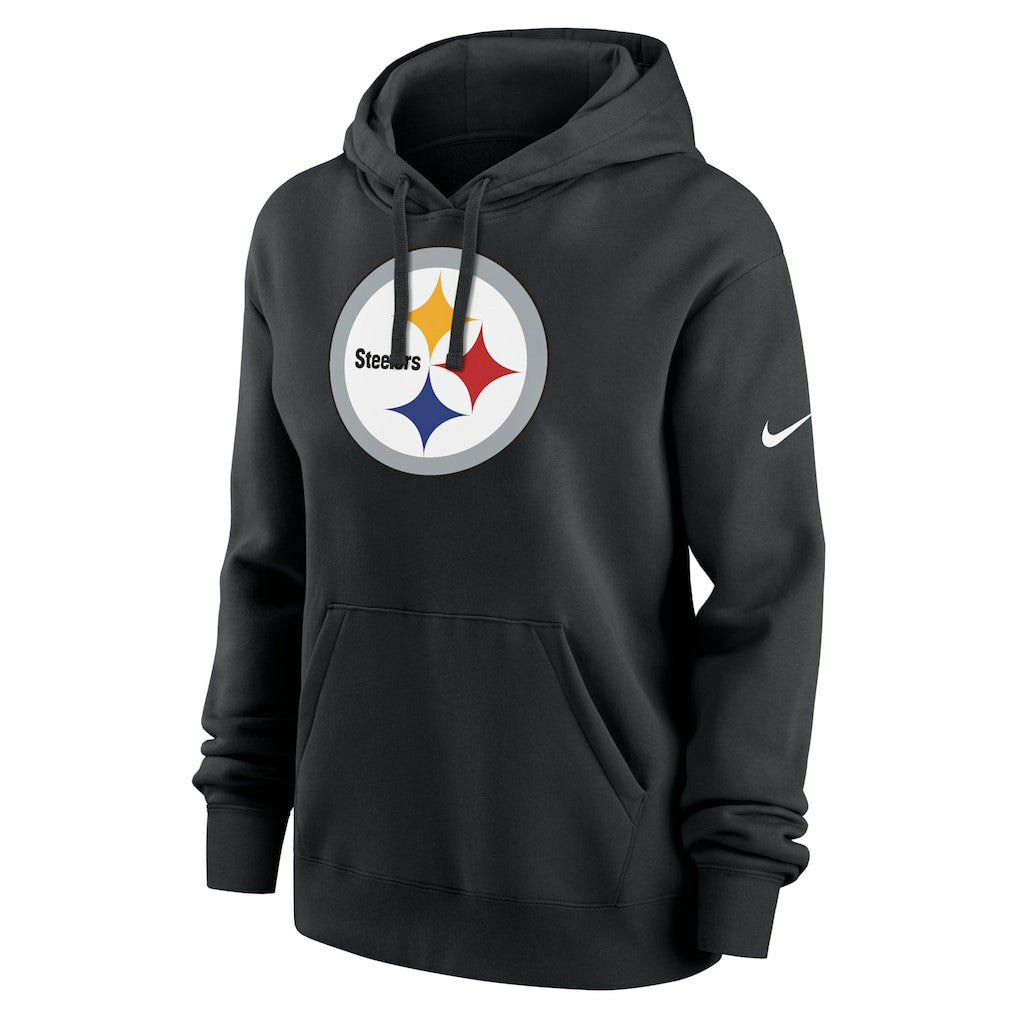 Nike Pittsburgh Steelers Women's Club Fleece Hoodie Black