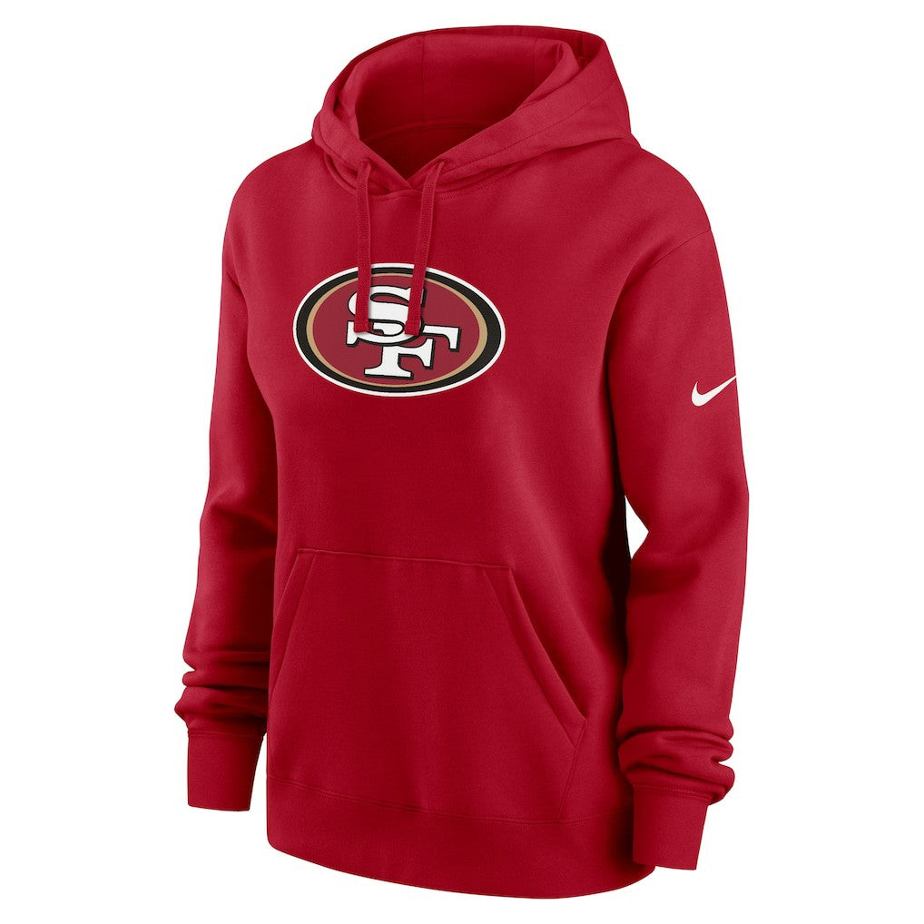 Nike San Francisco 49ers Women's Club Fleece Hoodie Scarlet