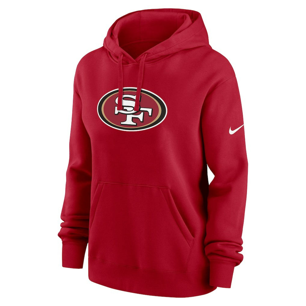 Nike San Francisco 49ers Women's Club Fleece Hoodie Scarlet