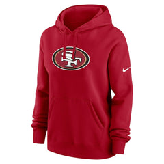 Nike San Francisco 49ers Women's Club Fleece Hoodie Scarlet