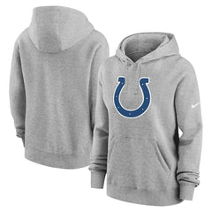 Nike Indianapolis Colts Women's Club Fleece Hoodie Heather Gray