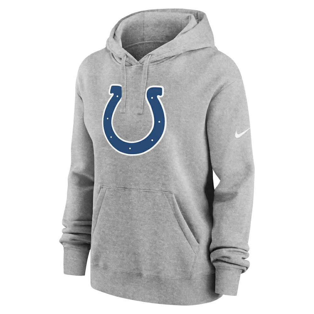 Nike Indianapolis Colts Women's Club Fleece Hoodie Heather Gray