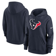Nike Houston Texans Women's Club Fleece Hoodie Navy