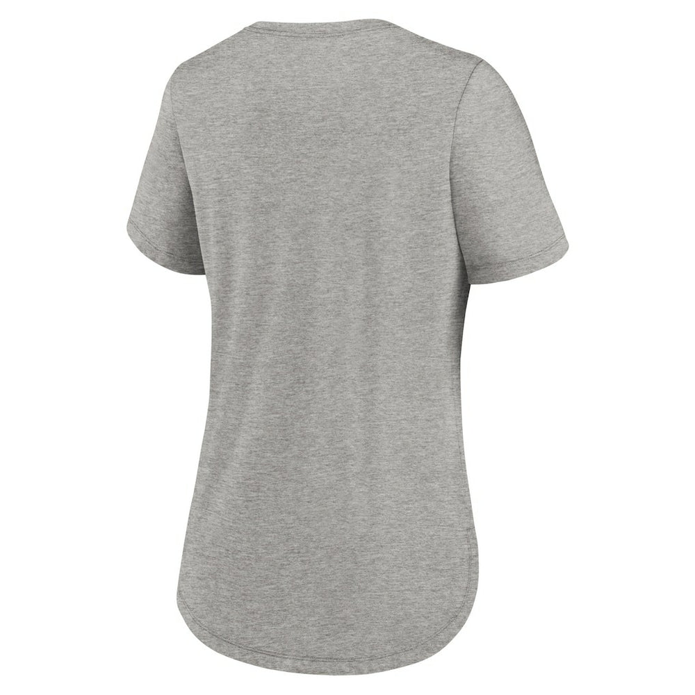 Nike San Francisco 49ers Women's Team Shout-Out Tri-Blend T-Shirt Heather Gray