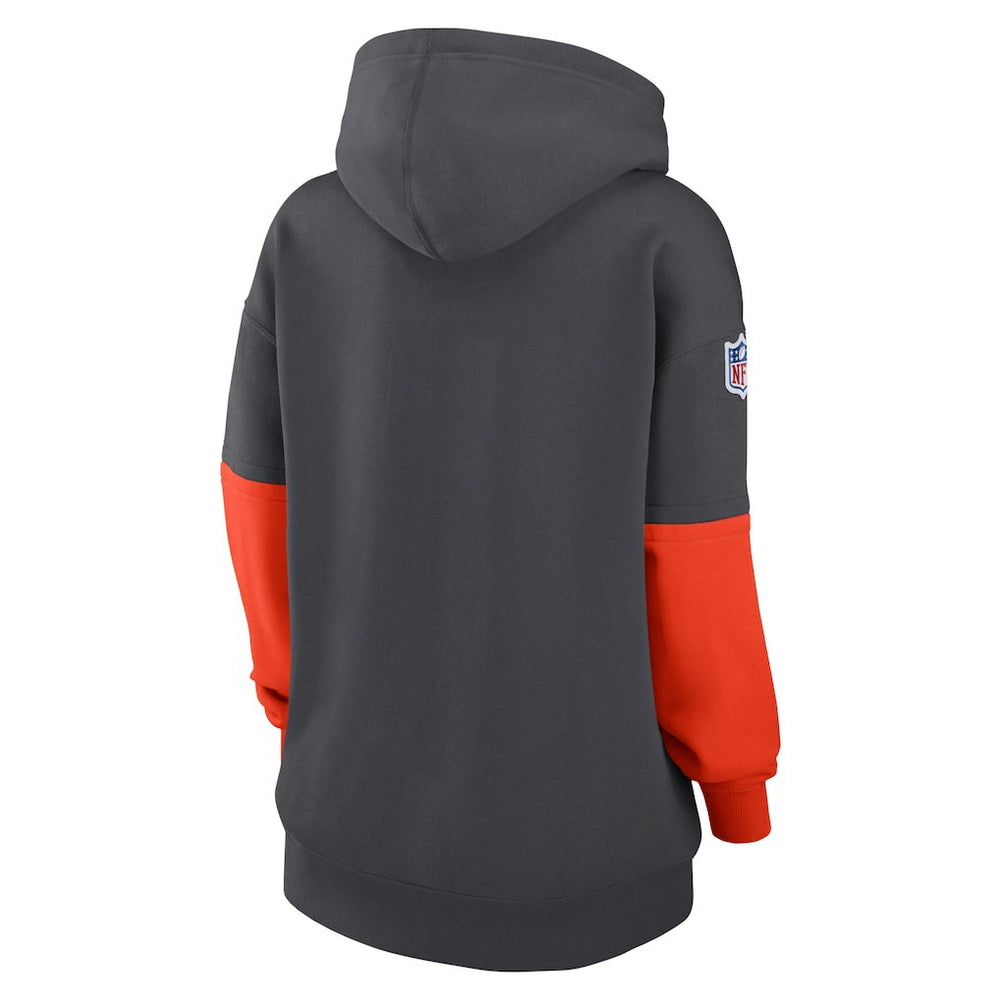 Nike Cleveland Browns Women's Sideline Essential Hoodie Anthracite