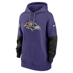 Nike Baltimore Ravens Women's Sideline Essential Hoodie Purple