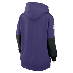 Nike Baltimore Ravens Women's Sideline Essential Hoodie Purple