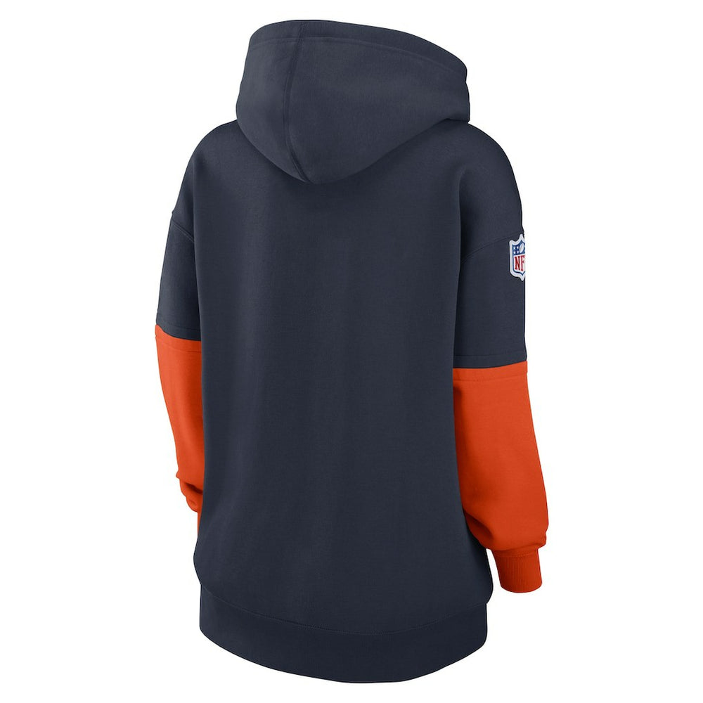 Nike Chicago Bears Women's Sideline Essential Hoodie Navy
