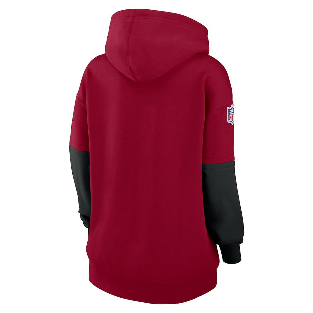 Nike Washington Commanders Women's Sideline Essential Hoodie Burgundy