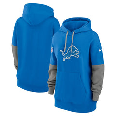 Nike Detroit Lions Women's Sideline Essential Hoodie Blue