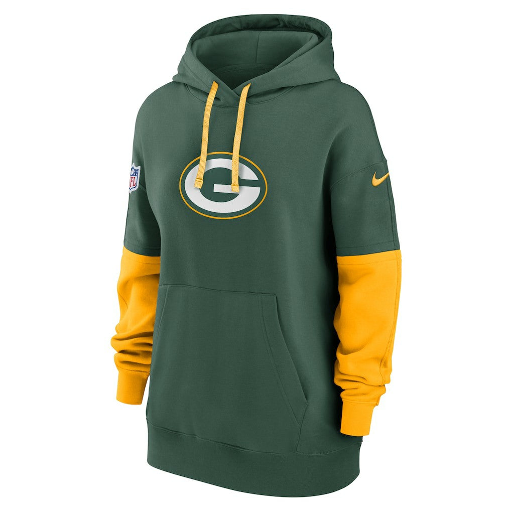 Nike Green Bay Packers Women's Sideline Essential Hoodie Green