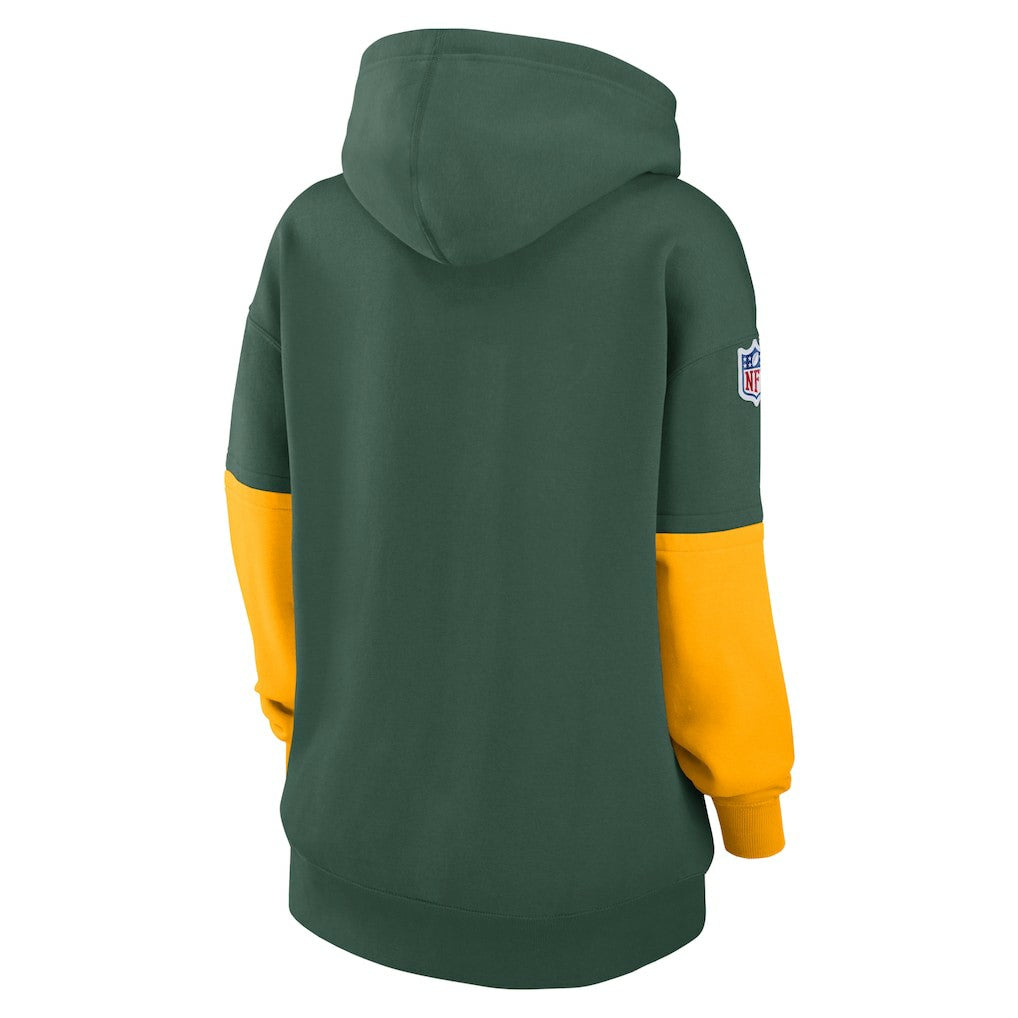 Nike Green Bay Packers Women's Sideline Essential Hoodie Green