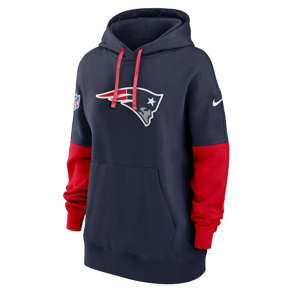 Nike New England Patriots Women's Sideline Essential Hoodie Navy