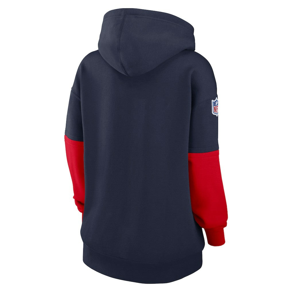 Nike New England Patriots Women's Sideline Essential Hoodie Navy