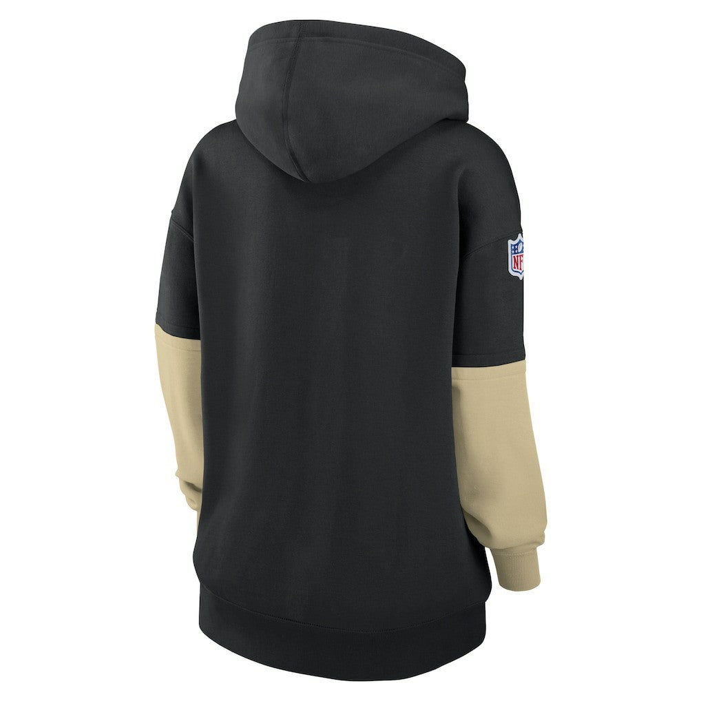 Nike New Orleans Saints Women's Sideline Essential Hoodie Black