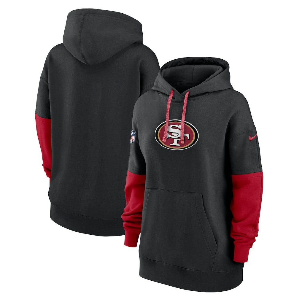 Nike San Francisco 49ers Women's Sideline Essential Hoodie Black