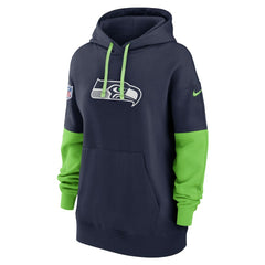 Nike Seattle Seahawks Women's Sideline Essential Hoodie College Navy