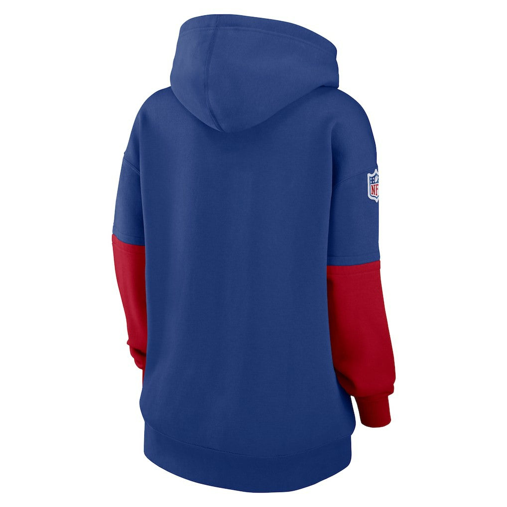 Nike New York Giants Women's Sideline Essential Hoodie Royal
