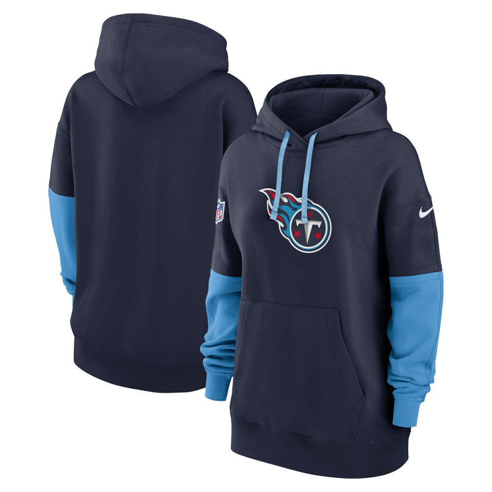 Nike Tennessee Titans Women's Sideline Essential Hoodie Navy