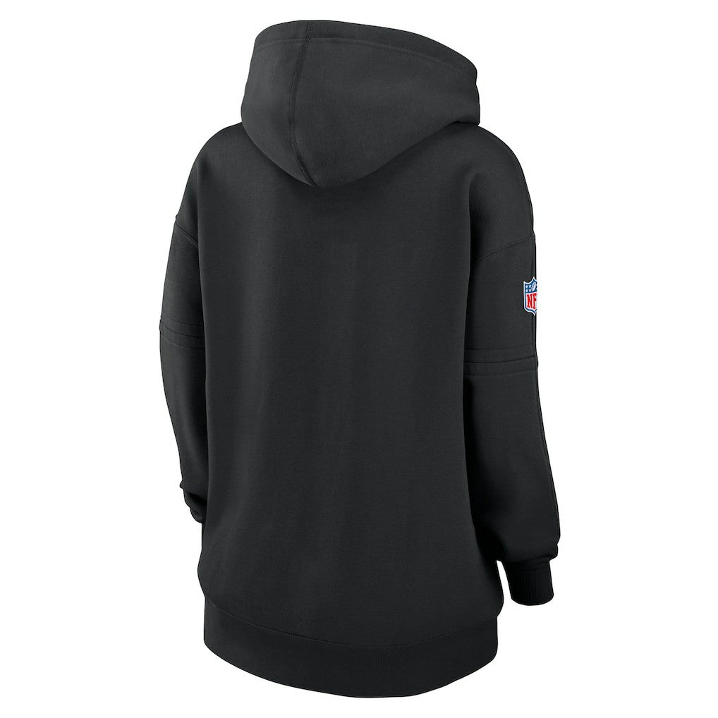 Nike New York Jets Women's 2024 NFL Crucial Catch Club Pullover Hoodie Black