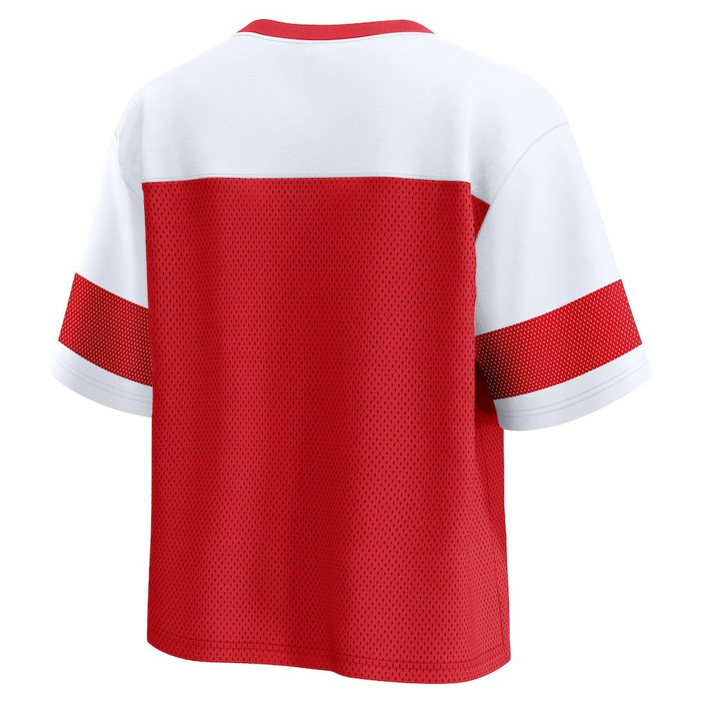 Fanatics Kansas City Chiefs Women's Homeschool Jersey Poly V-Neck
Fashion Top Red/White