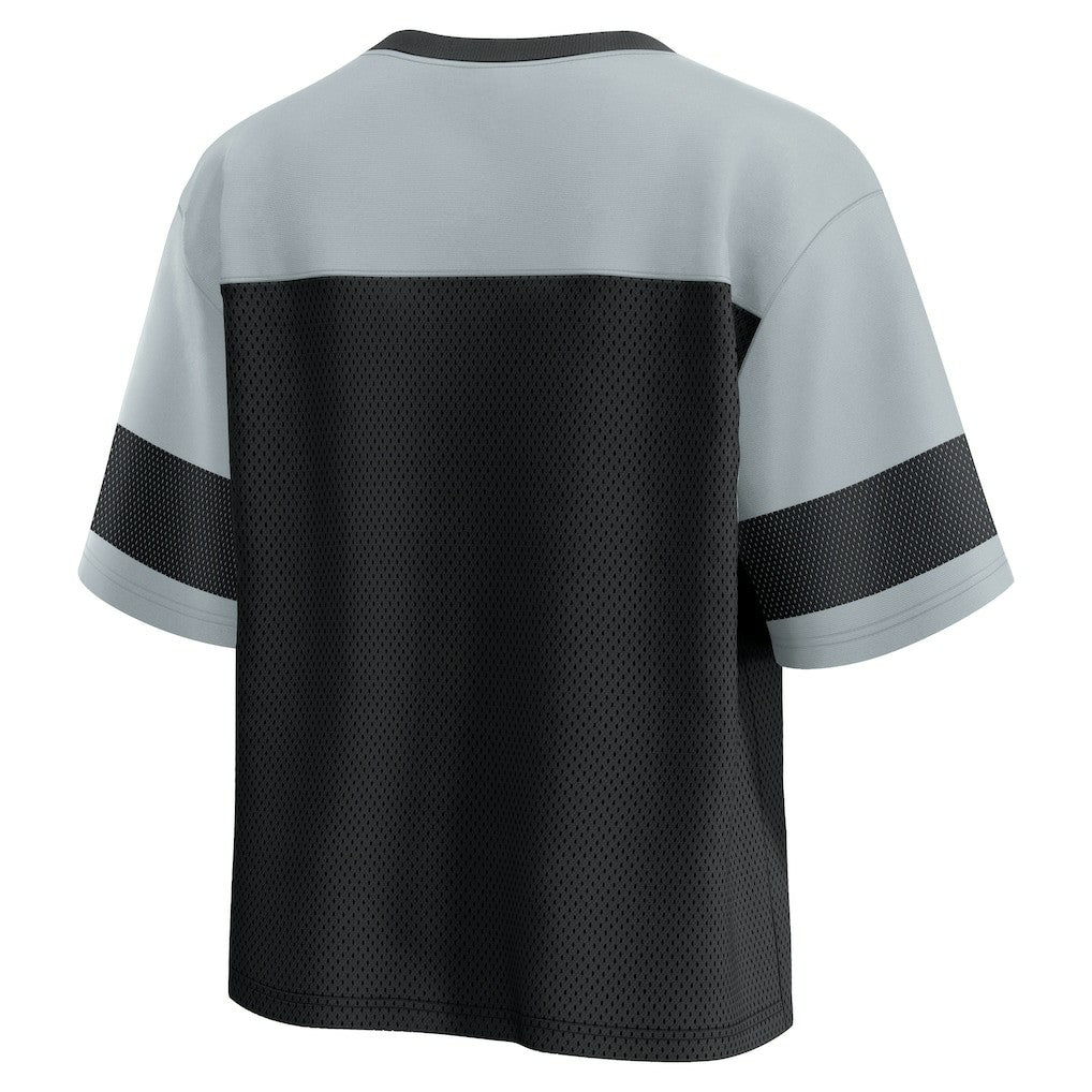 Fanatics Las Vegas Raiders Women's Homeschool Jersey Poly V-Neck
Fashion Top Black/Silver