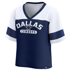 Fanatics Dallas Cowboys Women's Homeschool Jersey Poly V-Neck
Fashion Top Navy/White
