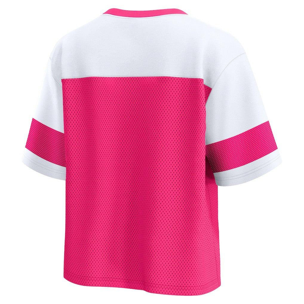 Fanatics Dallas Cowboys Women's Homeschool Jersey Poly V-Neck
Fashion Top Pink/White