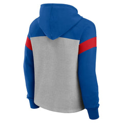 Fanatics Buffalo Bills Women's Bold Play Call Pullover Hoodie Heather Gray/Royal