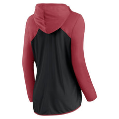 Fanatics Arizona Cardinals Women's Script Full-Zip Hoodie Black/Cardinal